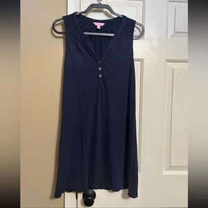 Lilly Pulitzer navy blue dress women’s size small